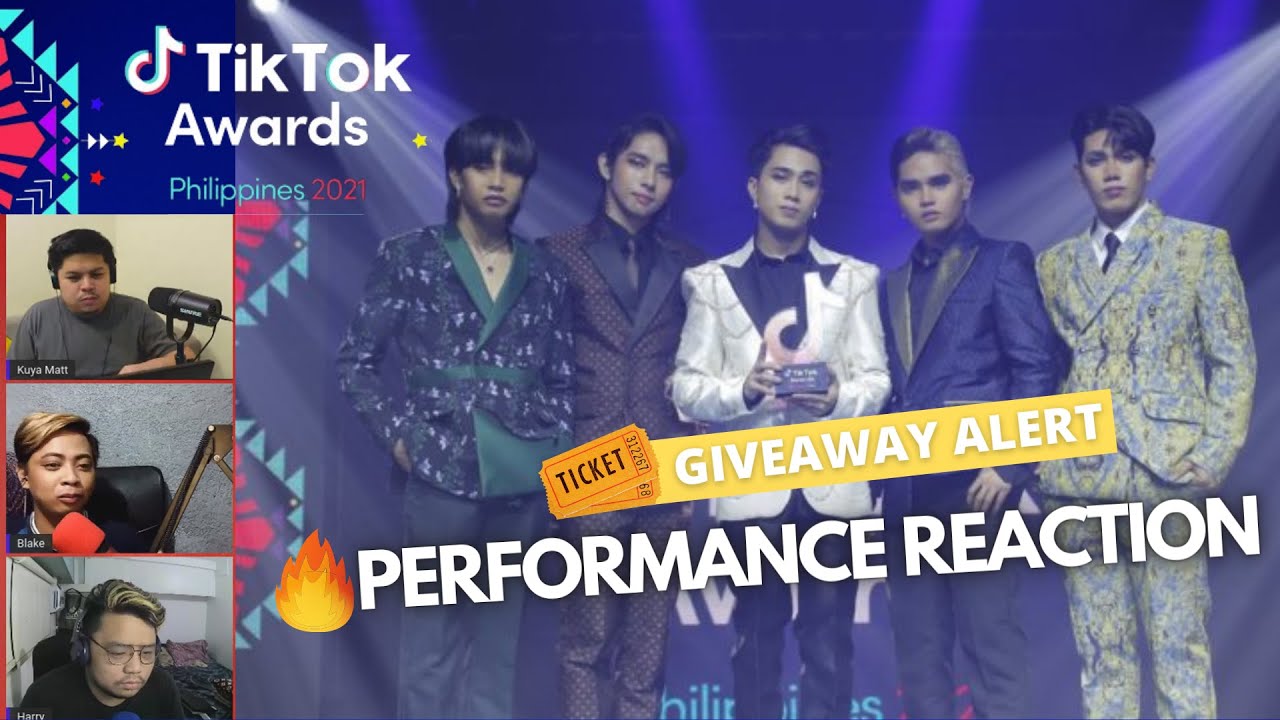 SB19 at TikTok Awards 2021 [PERFORMANCE REACTION]