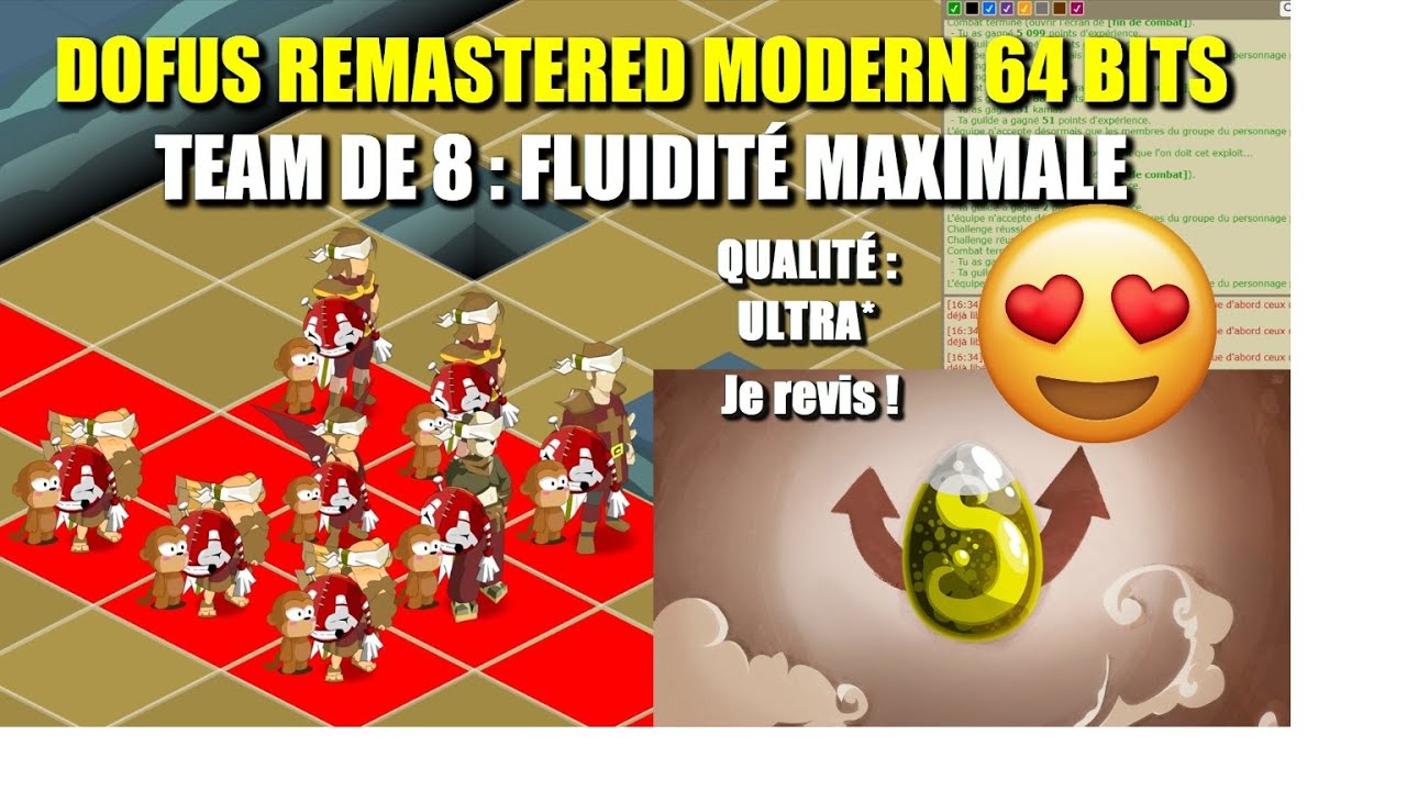 Dofus R&eacute;tro Remastered Modern 64 Bits : Jouer ma Team de 8 Fluidit&eacute; & Qualit&eacute; ULTRA ! 😍​ #161