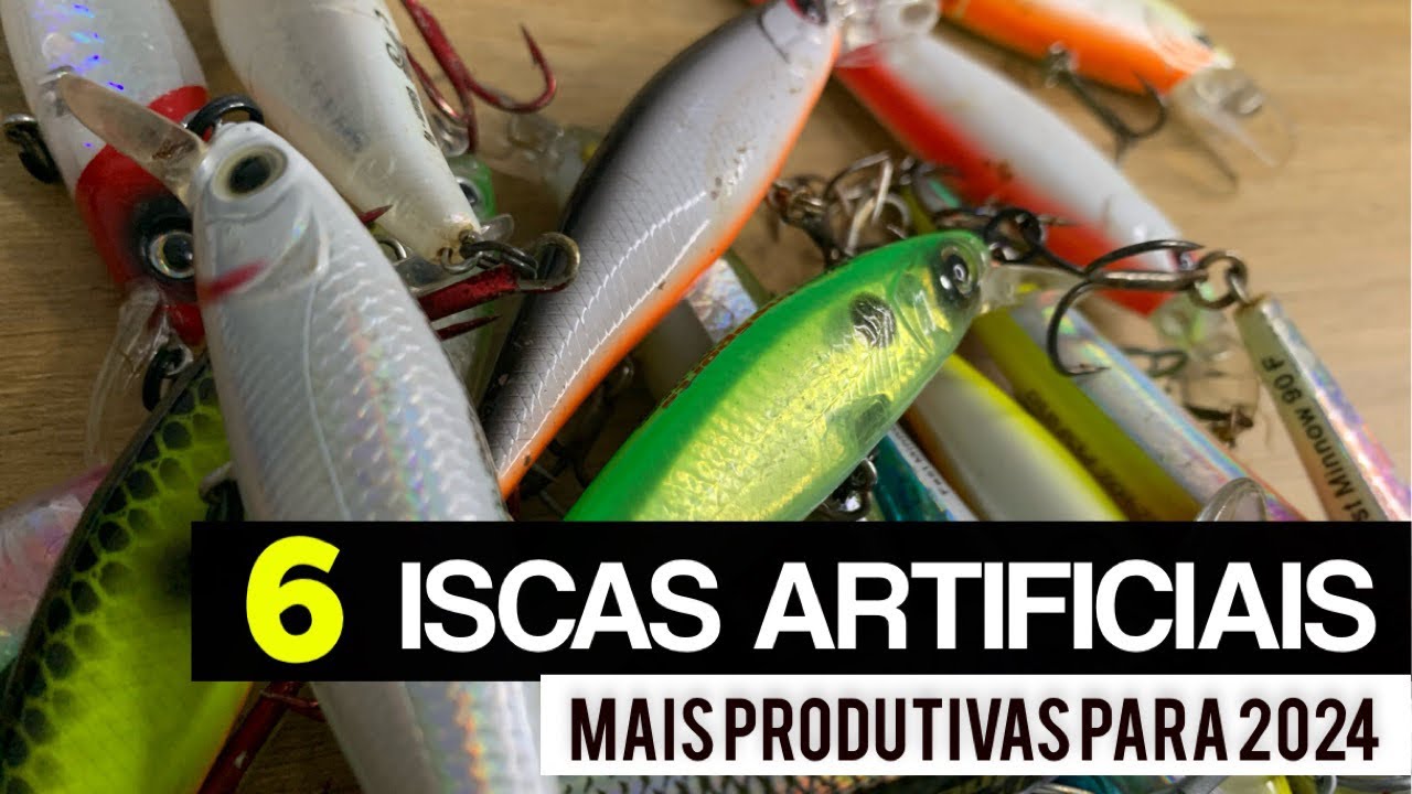 🔥 AS MELHORES ISCAS ARTIFICIAIS PARA PESCAR ROBALO E TUCUNARÉ  EM 2024  [REVIEW]