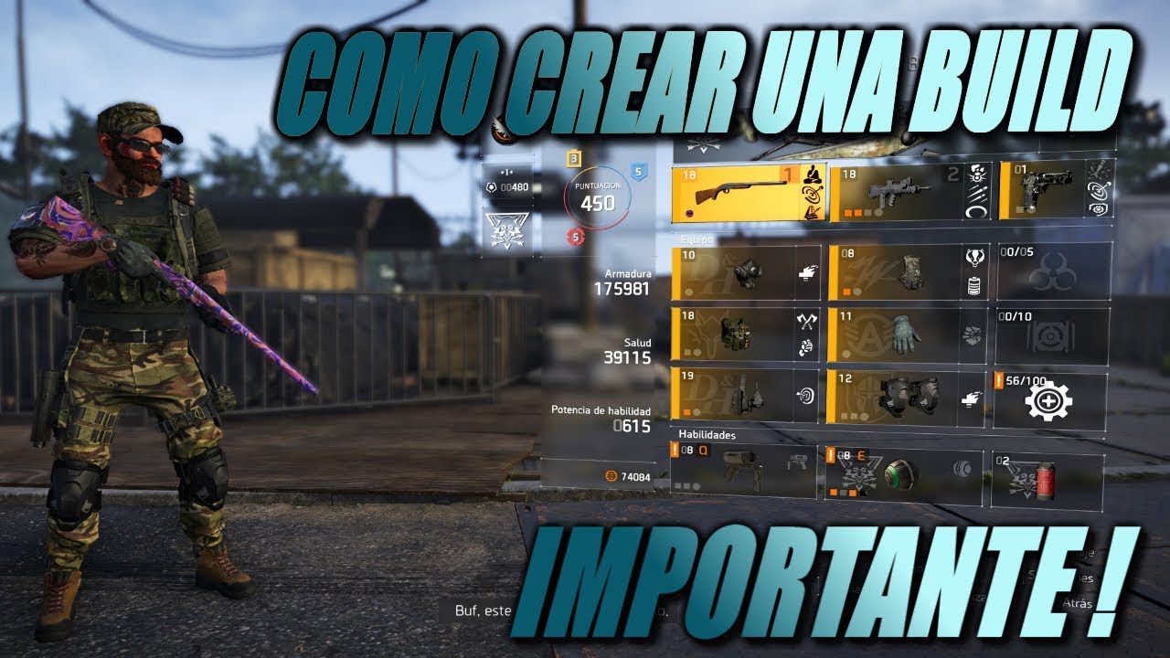 QUE DEBES DE SABER PARA CREAR UNA BUILD - The Division 2