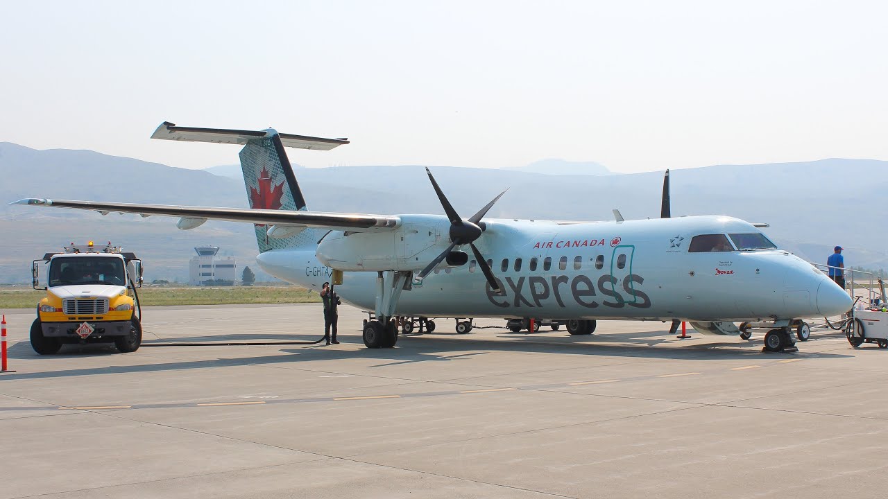 TRIP REPORT | Calgary-Kamloops | Air Canada Express | Bombardier Dash 8-300