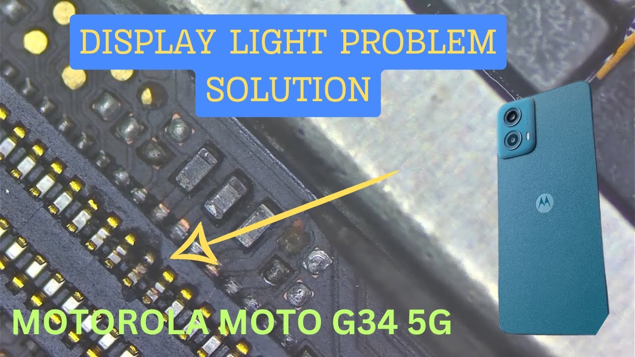 motorola moto g34 5g display light problem solution