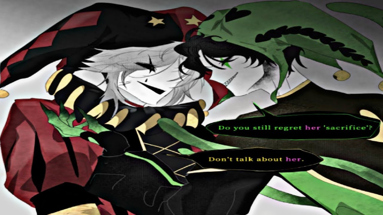 Pierrot and Harlequin just want to take care of you at night /comic dub/ the freak circus.