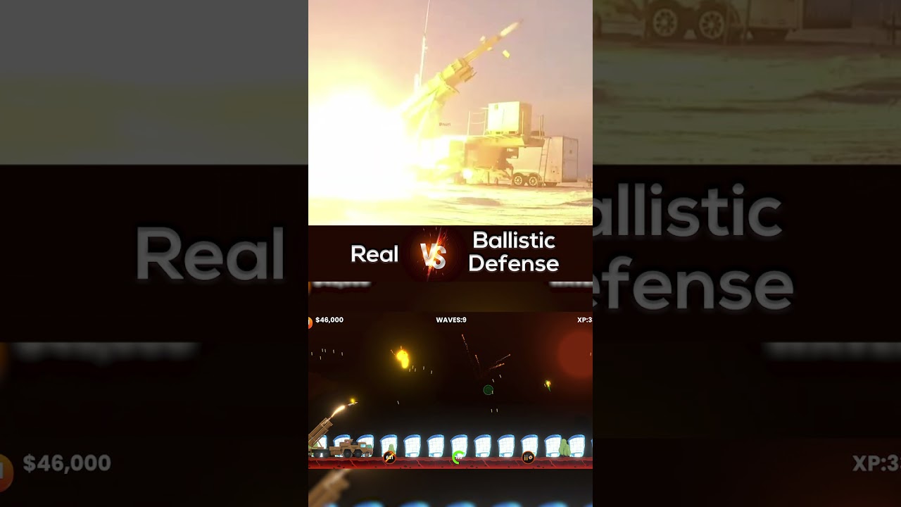 PATRIOT shoots KA50 copter -Real vs BALLISTIC Defense (Android) 