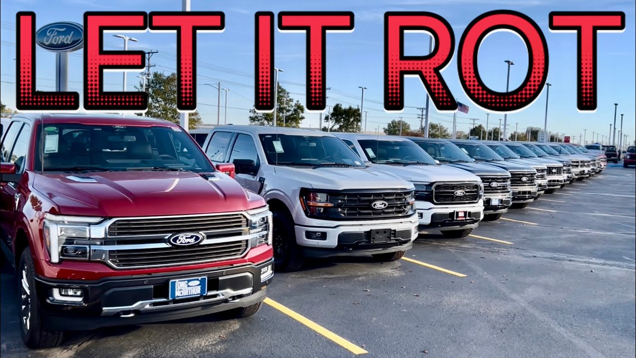 Dealership Lots Are Full Of Millions Unsold New Cars