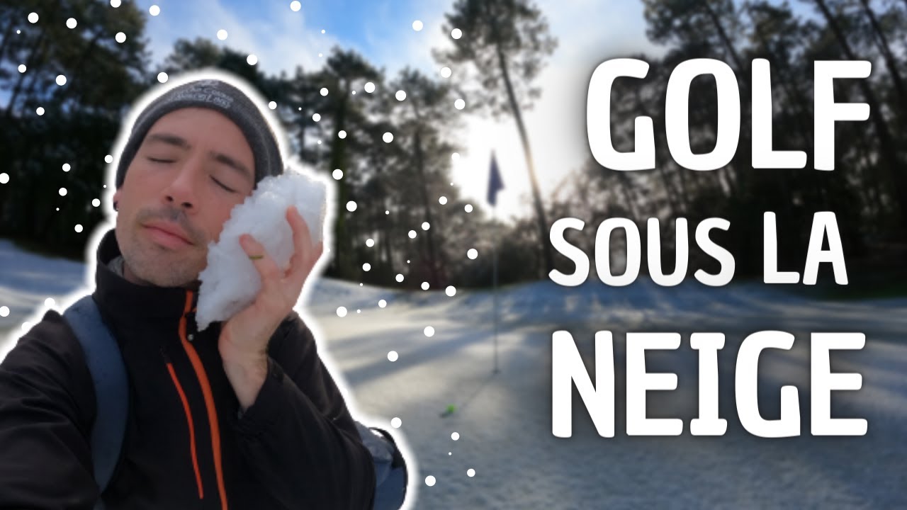 ❄️  JE JOUE AU GOLF SOUS LA NEIGE !  ❄️ Et c'est très drôle ! (ou pas...)