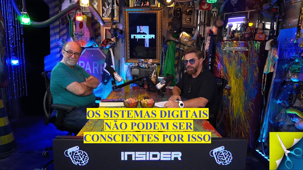 OS SISTEMAS DIGITAIS N&Atilde;O PODEM SER CONSCIENTES POR ISSO - Miguel Nicolelis e Rog&eacute;rio Vilela.
