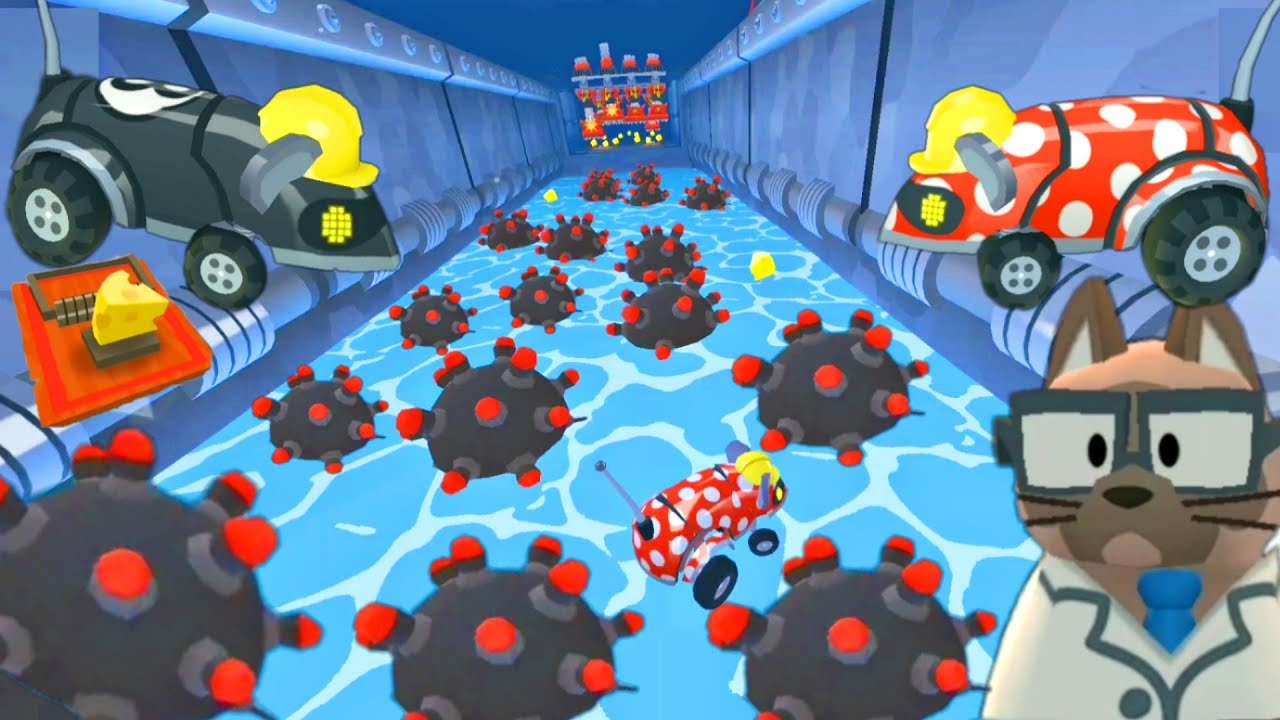 Swimming Through A Minefield!! | MouseBot #3