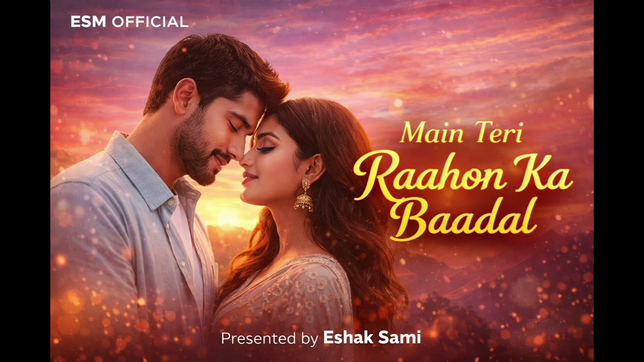 🎵Main Teri Raahon Ka Baadal | Official Romantic Video Song 2025 | ESM Official | New Hindi Love Song