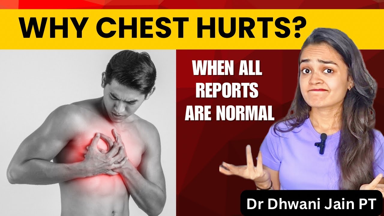 Ye chest pain heart attack nahi hai | Costochondritis in hindi | Dr Dhwani Jain PT