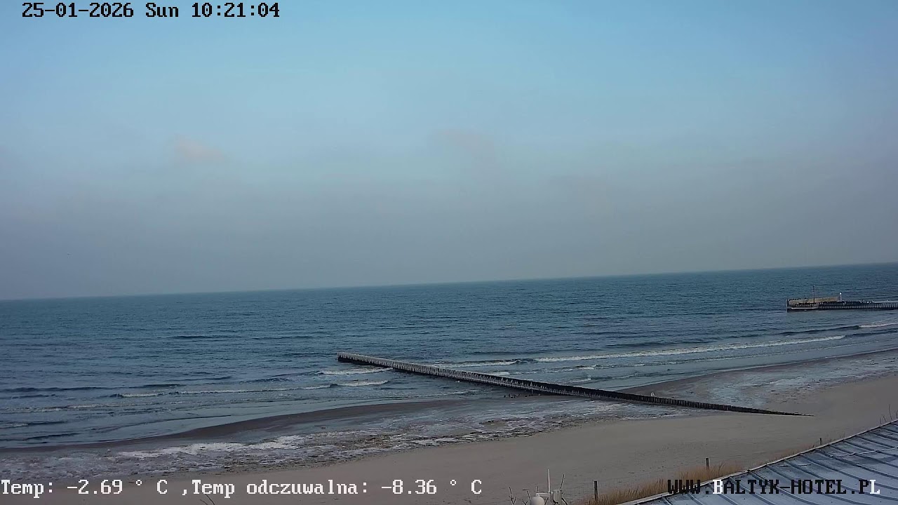 Niechorze Live Plaża i Morze z Dźwiękiem