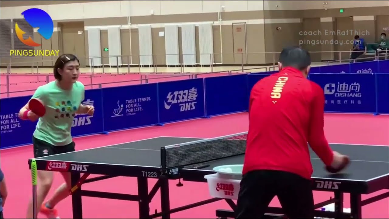 Learning the backhand flick of Chen Meng