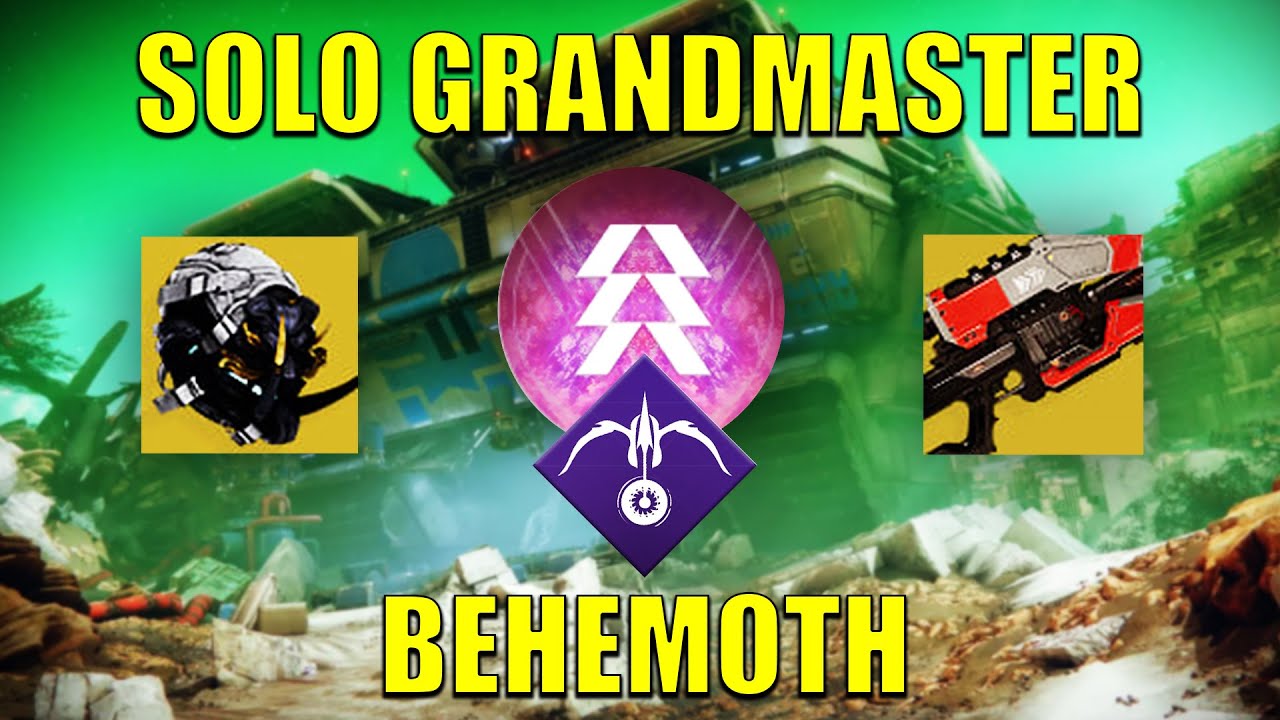 Solo Battleground: Behemoth GM w/ Mask of Fealty & Ice Breaker (Platinum, 18:59) [Destiny 2]