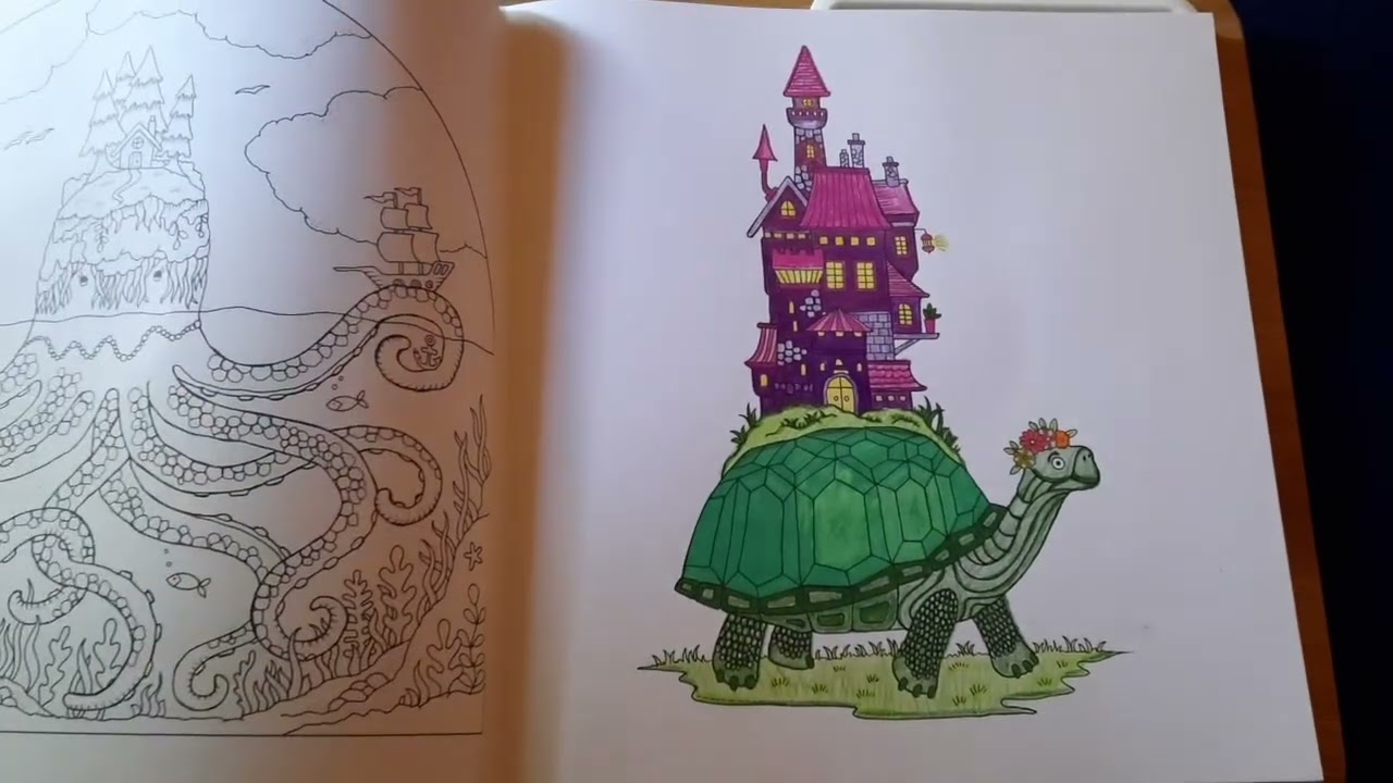 All My Completed Pages in Magical Worlds Coloring Book by Johanna Basford/ Adult Coloring