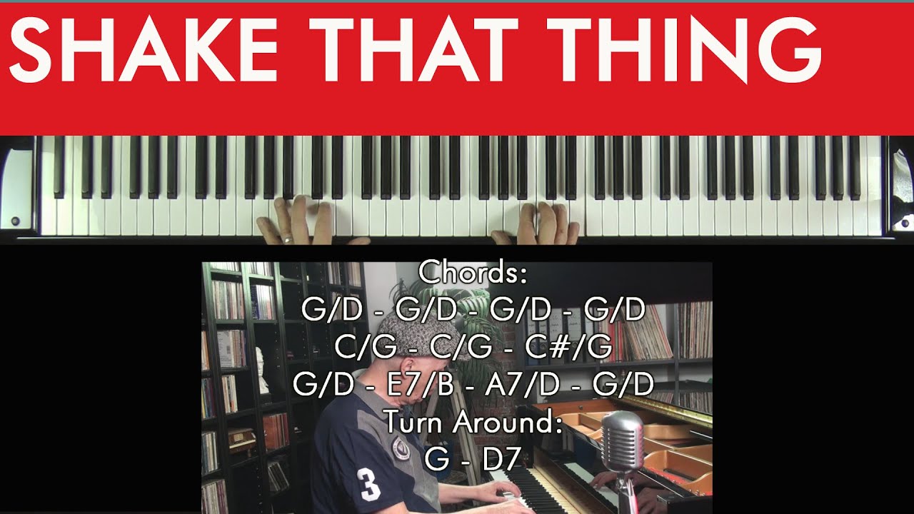 Piano Tutorial: SHAKE THAT THING