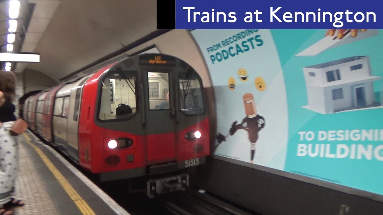 London Underground: Northern Line Trains At Kennington