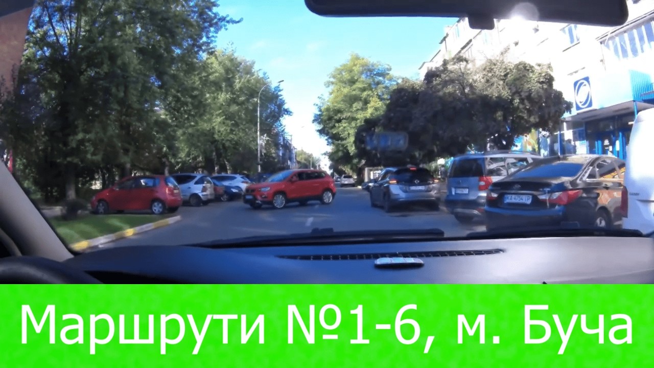 Екзаменаційні маршрути №1-6 м. Буча - ТСЦ - 3247