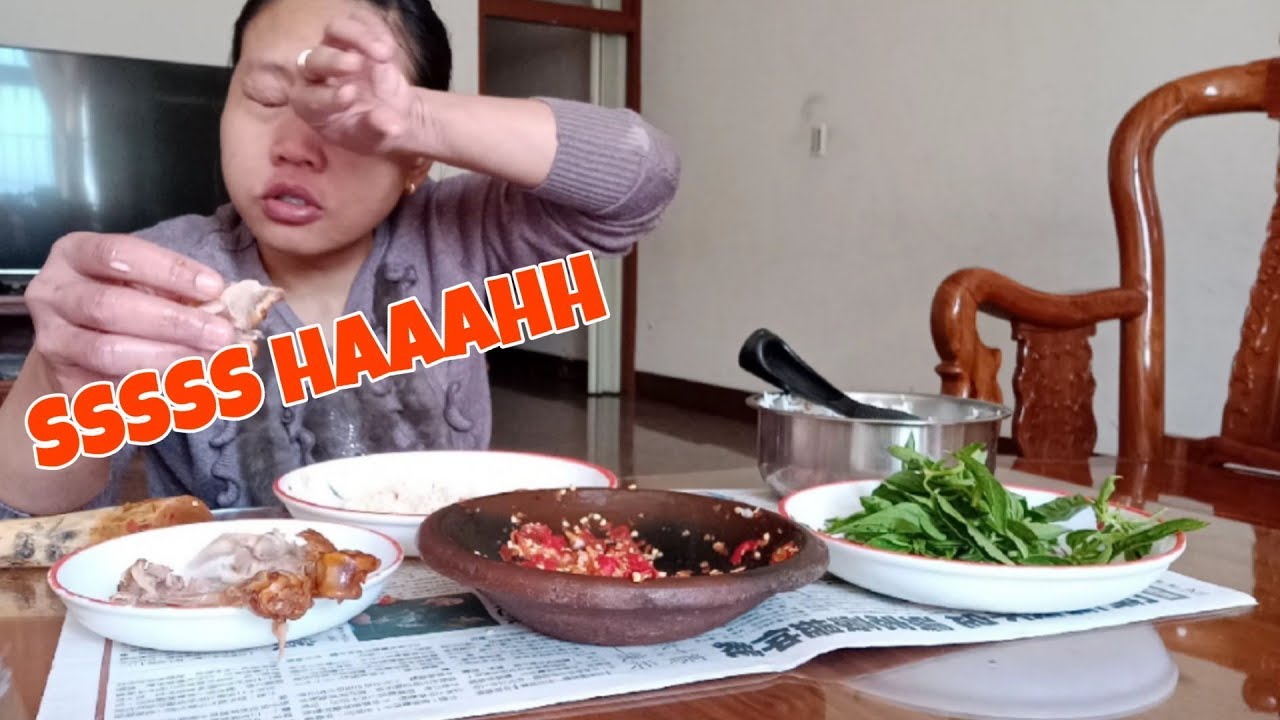 Kapokkk SAMPAI NANGIS KEPEDESEN | Makan Lalap kemangi