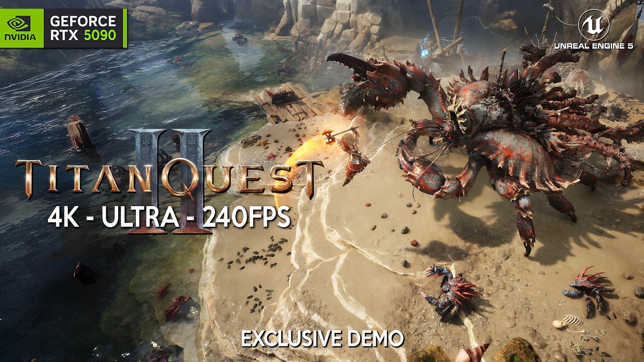 TITAN QUEST 2 Exclusive RTX 5090 Gameplay Demo | New ACTION RPG like Diablo in Unreal Engine 5