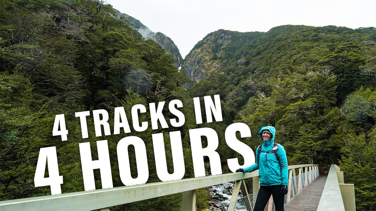 😲 4 Tracks in 4 Hours!! Hiking the Arthur's Pass Walking Track & Devil's Punchbowl Waterfall