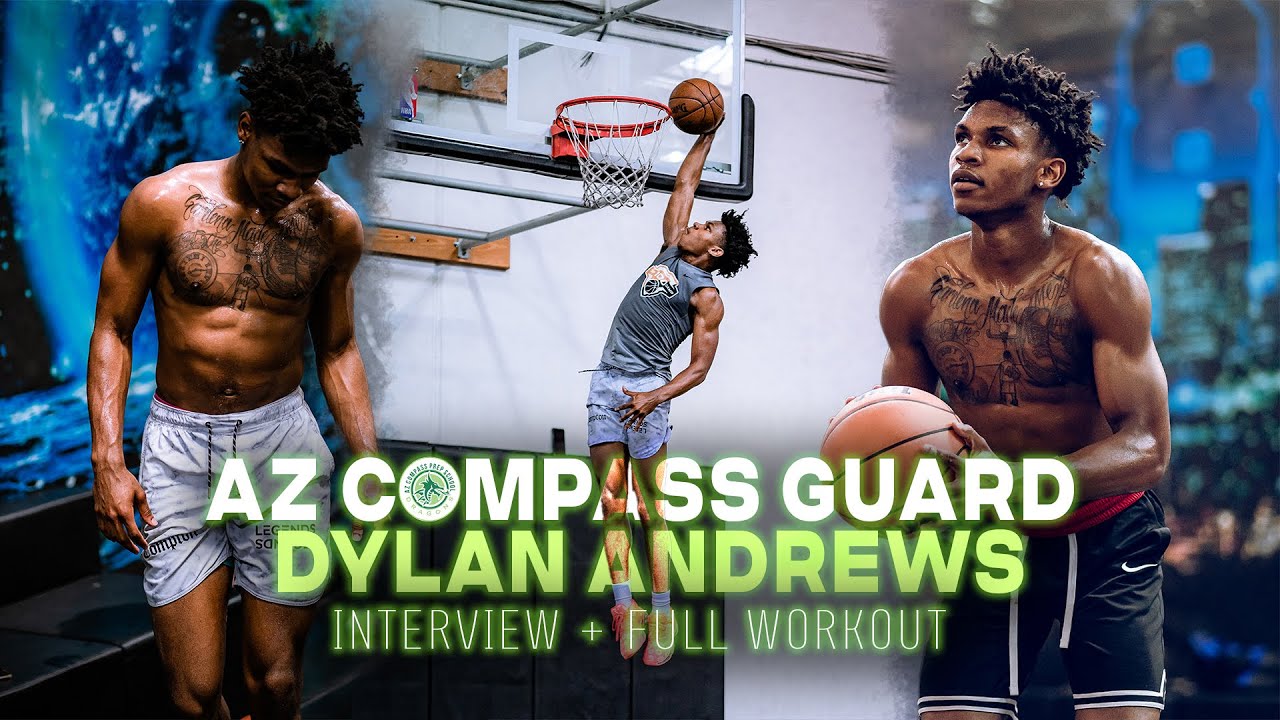 #1 RANKED AZ Compass Prep | UCLA Commit PG Dylan Andrews Full Workout with Pro’s Vision