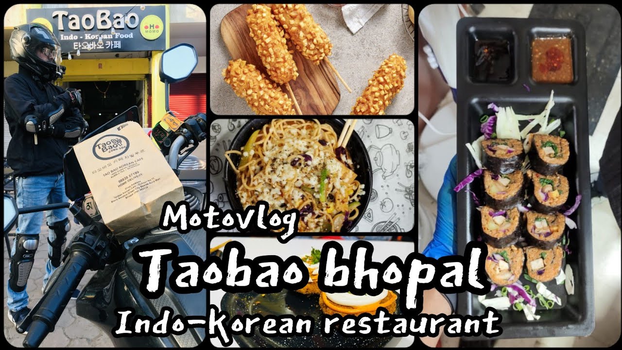 Visiting Indo-korean restaurant taobao bhopal and trying authentic #koreanfood for first time !