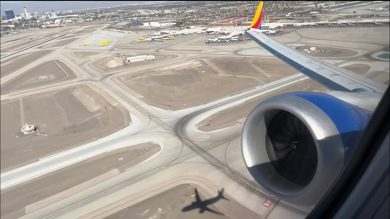 POWERFUL Southwest Boeing 737 MAX 8 Takeoff from Harry Reid Las Vegas Int’l