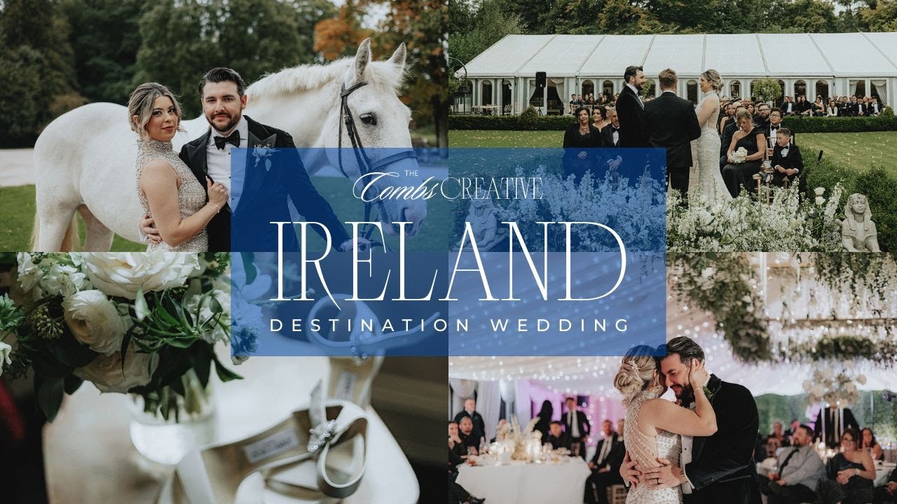 Ireland Destination Wedding Castle Leslie Estate - Intimate Romantic Feature Film Vegas Videographer