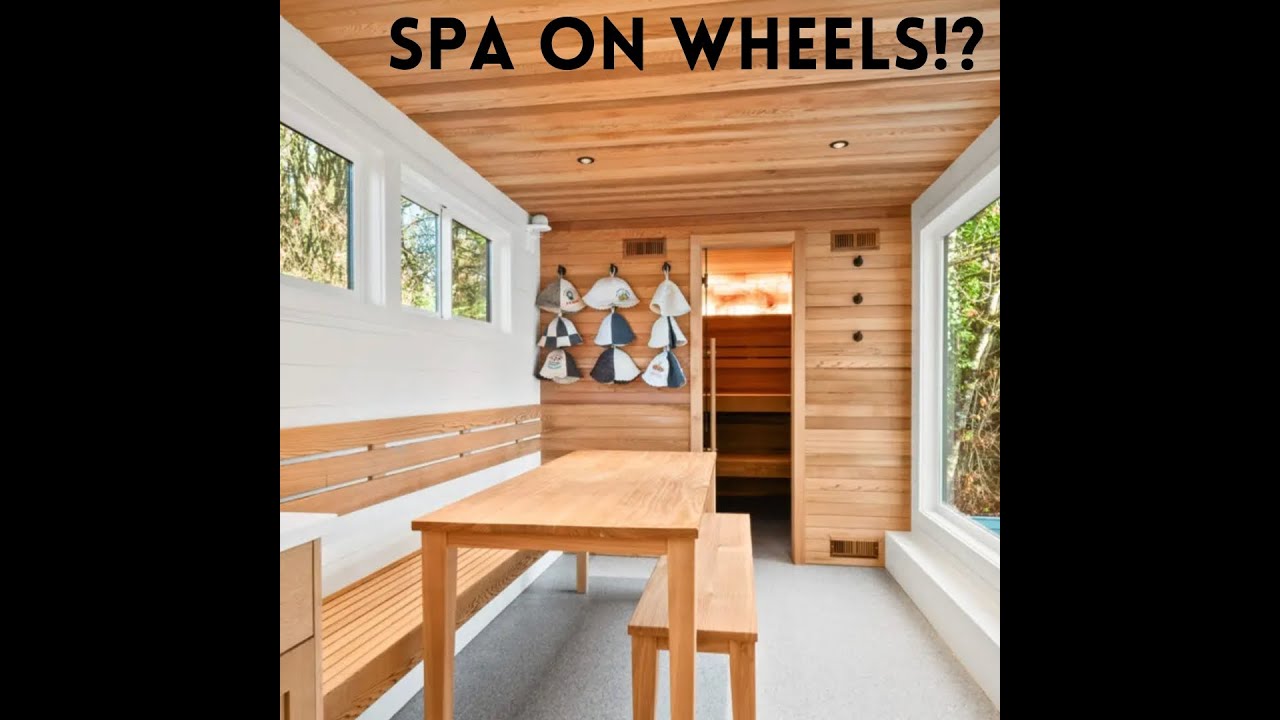 SPA ON WHEELS - Is this the highest-end mobile sauna ever built!?
