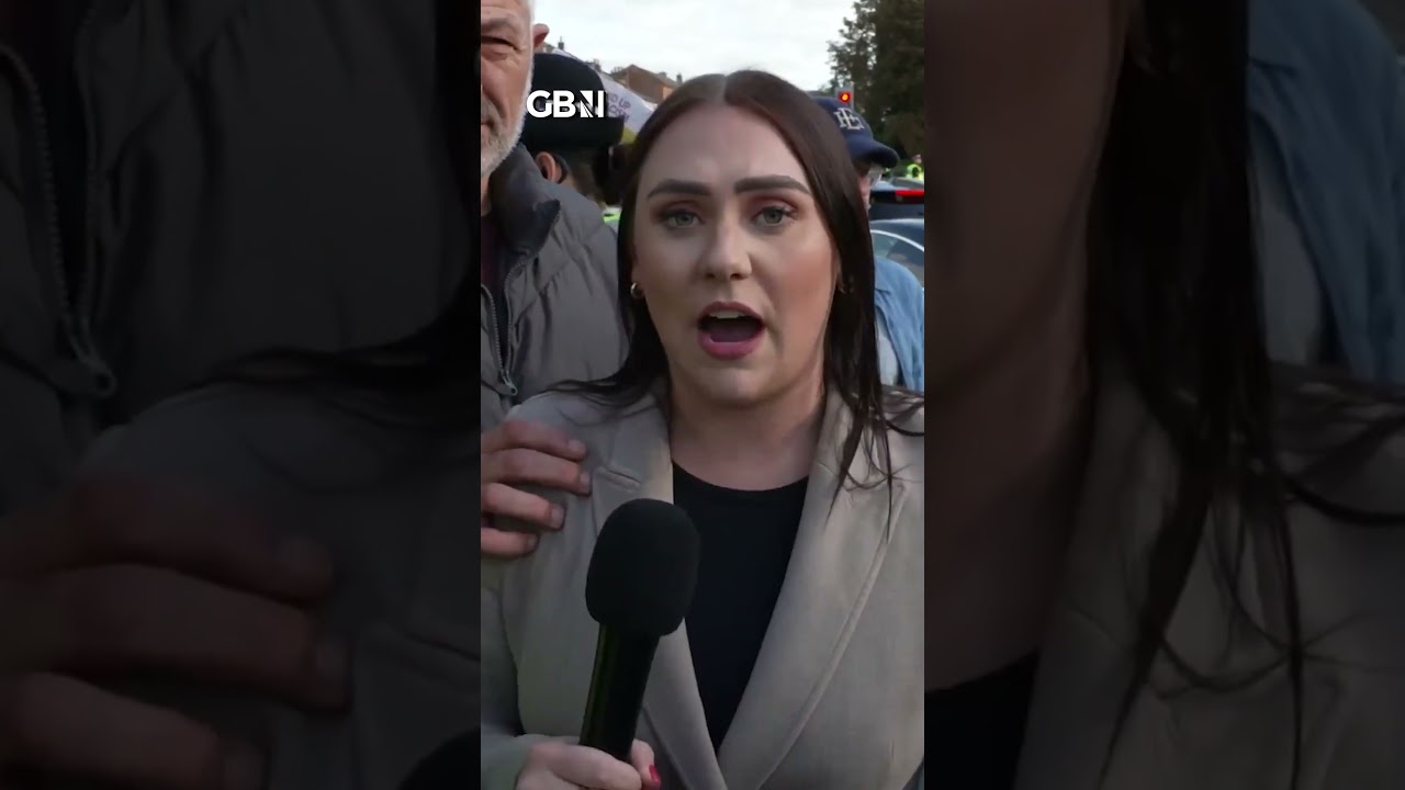 WATCH: GB News reporter 'ASSAULTED' as she's confronted by left-wing activists
