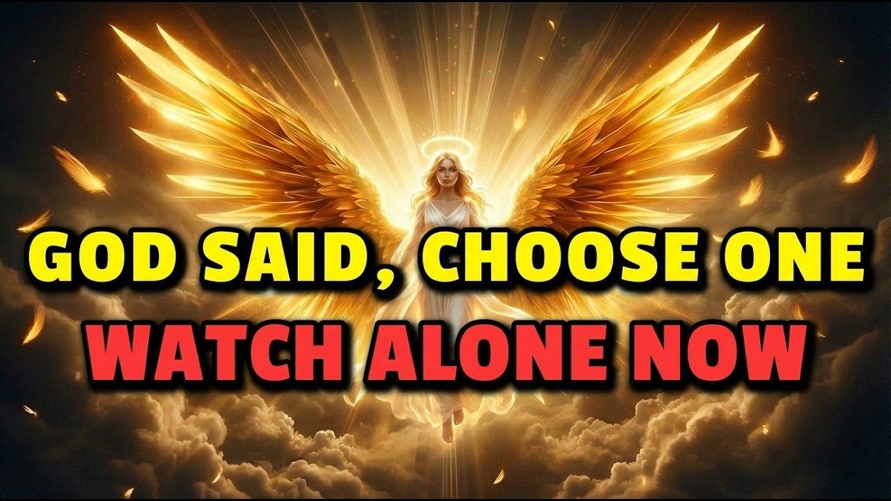Chosen One, God Said: Watch This Alone Right Now (Urgent Message)