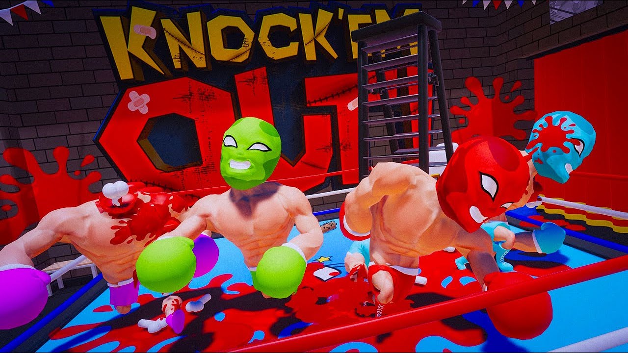 Todos meus anos de gang beasts serviram pra esse momento (Knock'Em Out)