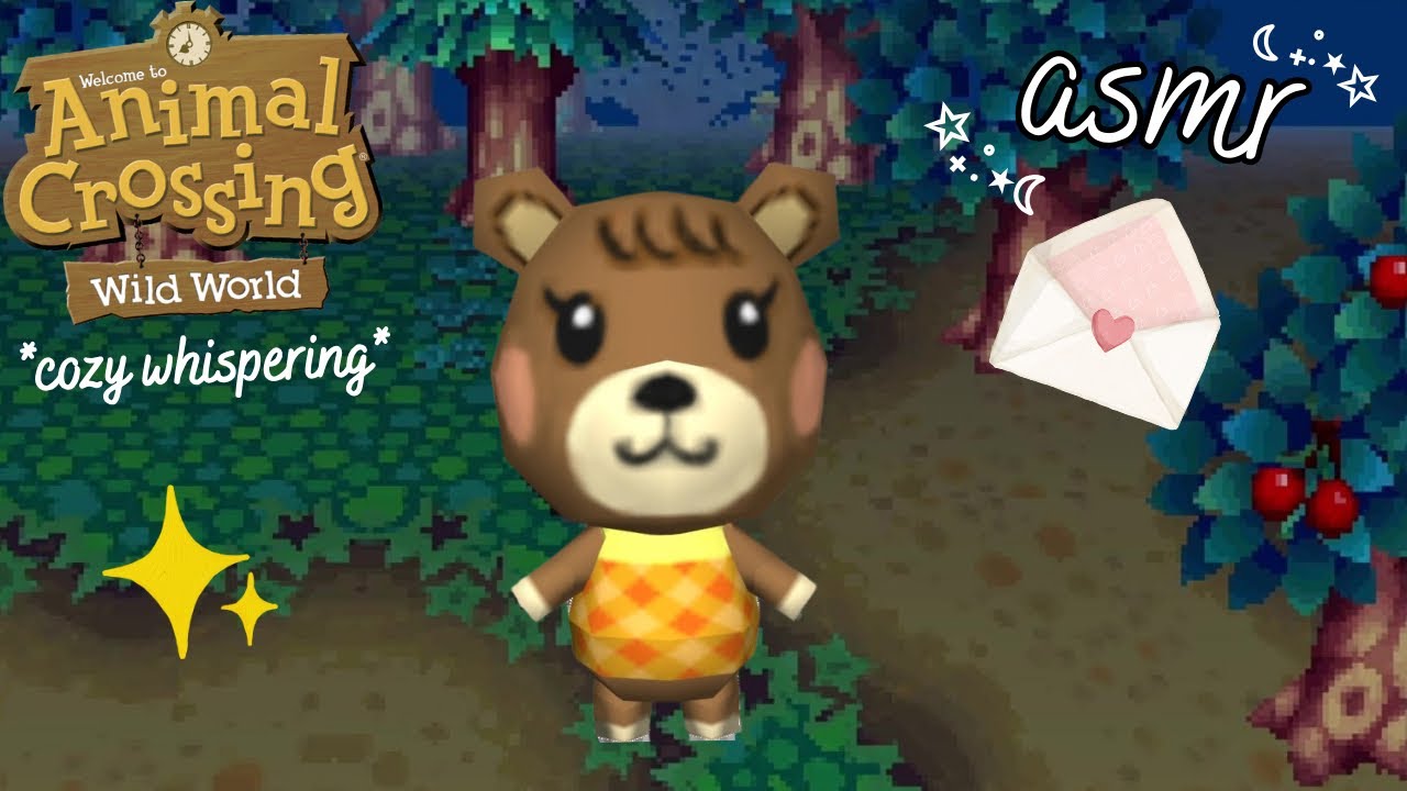 late night animal crossing wild world asmr 🍃✨ (controller sounds)