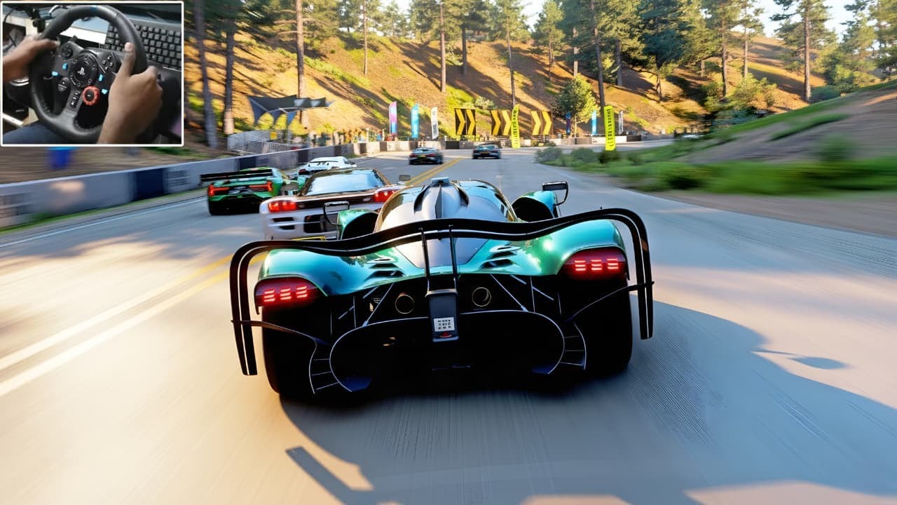Aston Martin Valkyrie Goliath Race Unbeatable - Forza Horizon 5 | Logitech G29