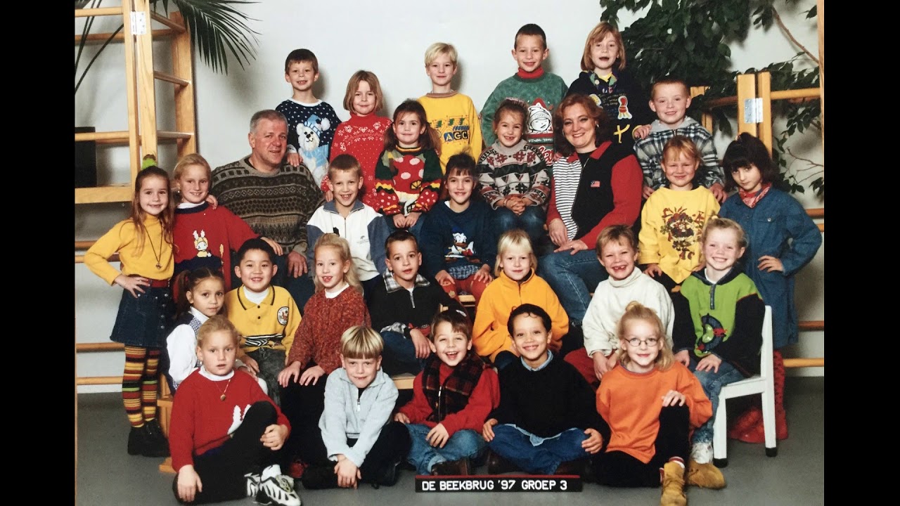 1972 -2017 Beekbrugschool foto's op film De Engel Lisse