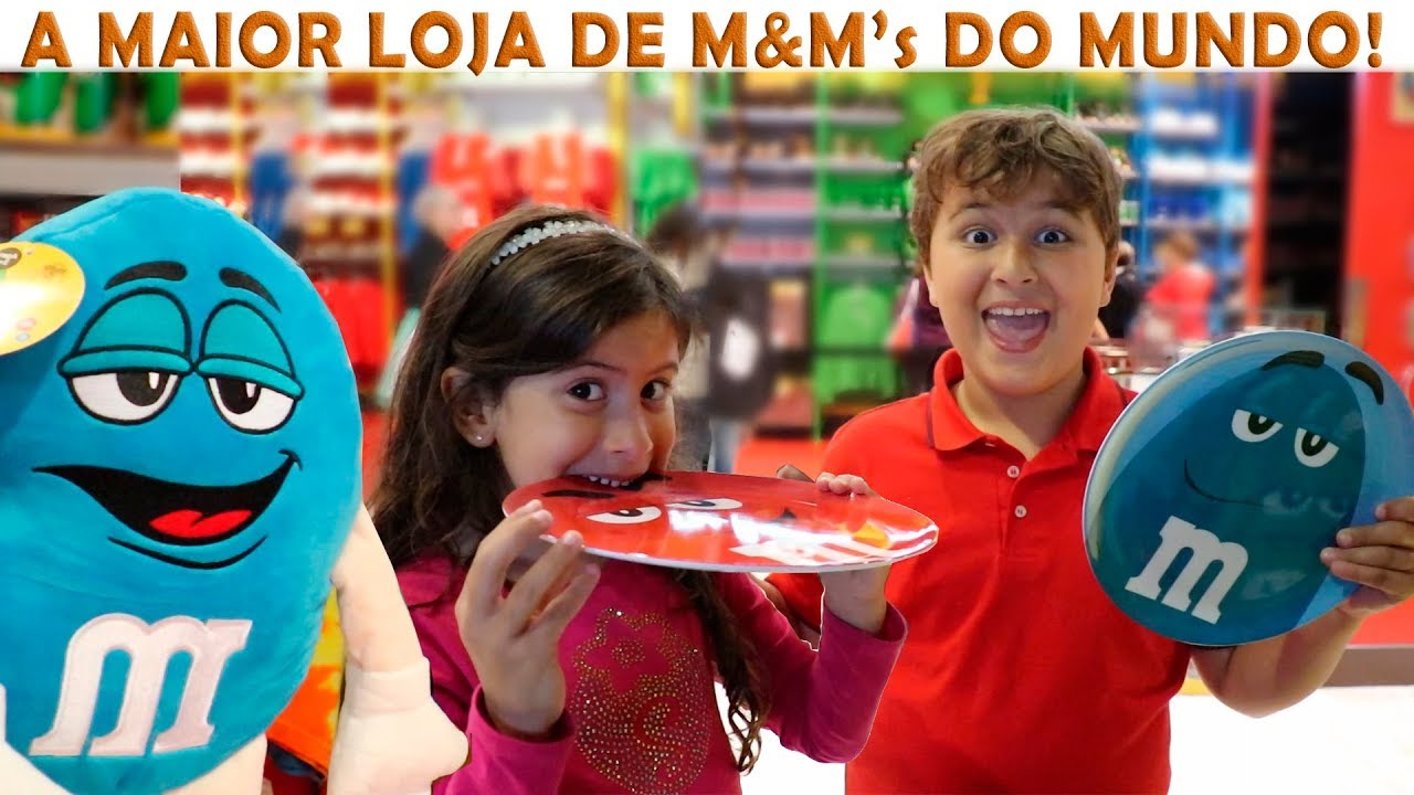 MARIA CLARA E JP NA MAIOR LOJA DE M&M's DO MUNDO!
