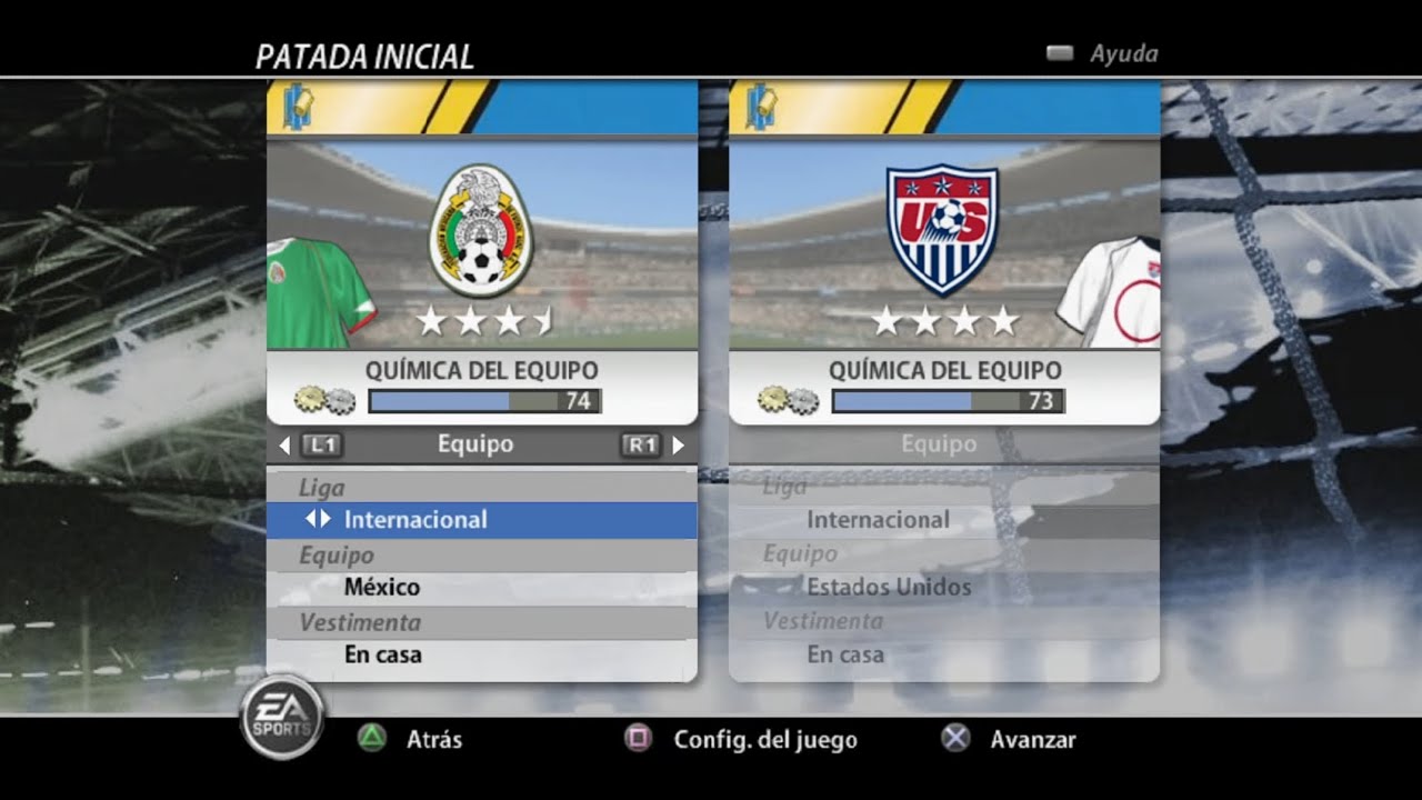 FIFA 06 (PS2) Gameplay | Mexico vs USA