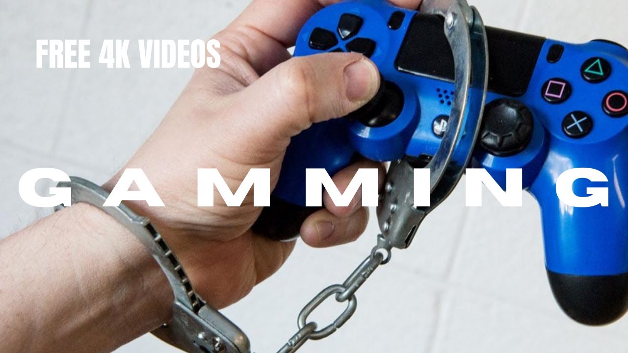 FREE 4K/HD GAMING//GAMING ACCESSORIES//PEOPLE PLAYING VIDEO GAME STOCK FOOTAGE - NO COPYRIGHT VIDEOS