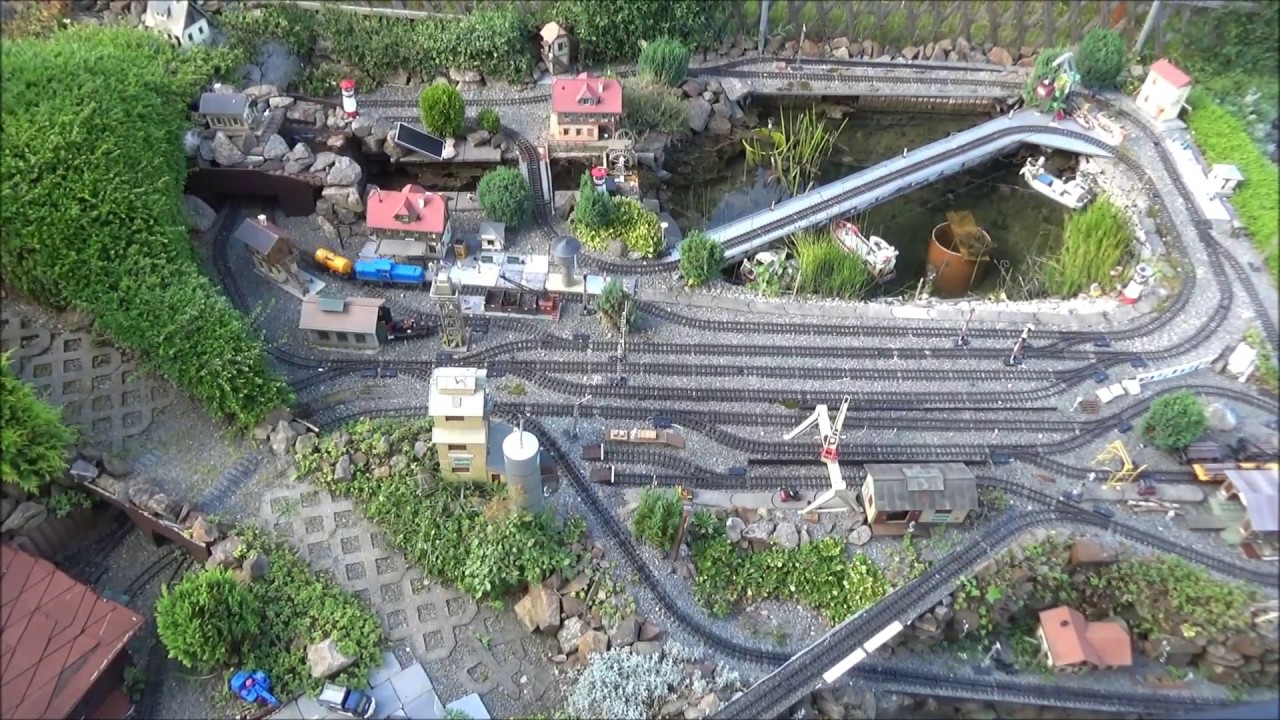 Automatische Steuerung einer Lgb  Gartenbahn mit Massoth Fahrautomatik und Kontakten