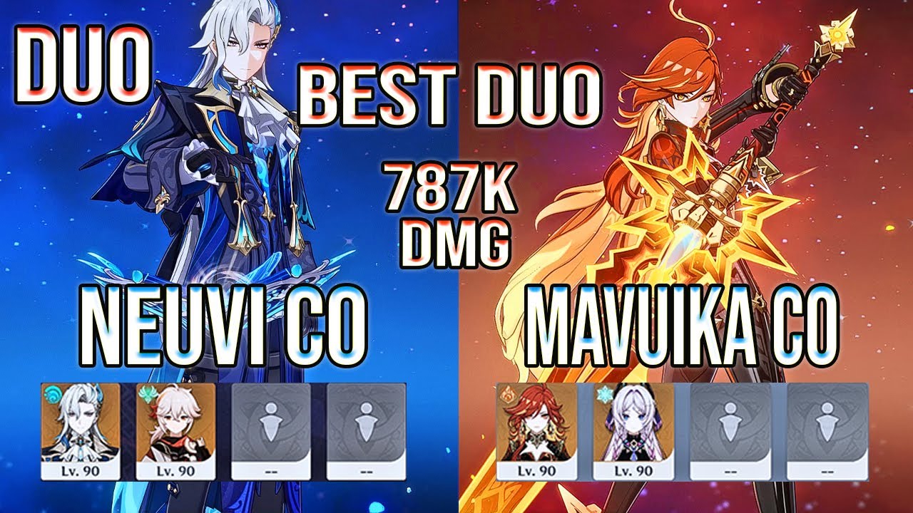 [DUO] New Abyss Neuvillette C0 & Mavuika C0 Spiral Abyss Floor 12 Genshin Impact