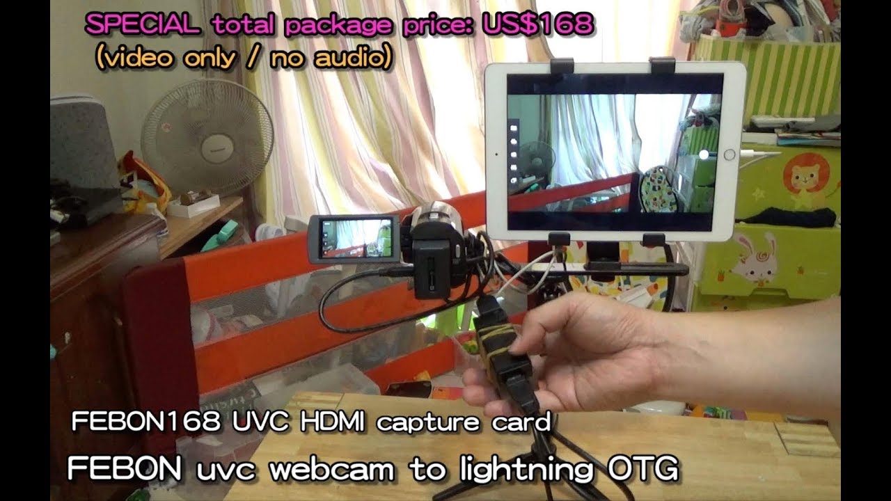 Turn iPhone/iPad Into hdmi Monitor For camera ( Sony camcorder GoPro hero5)