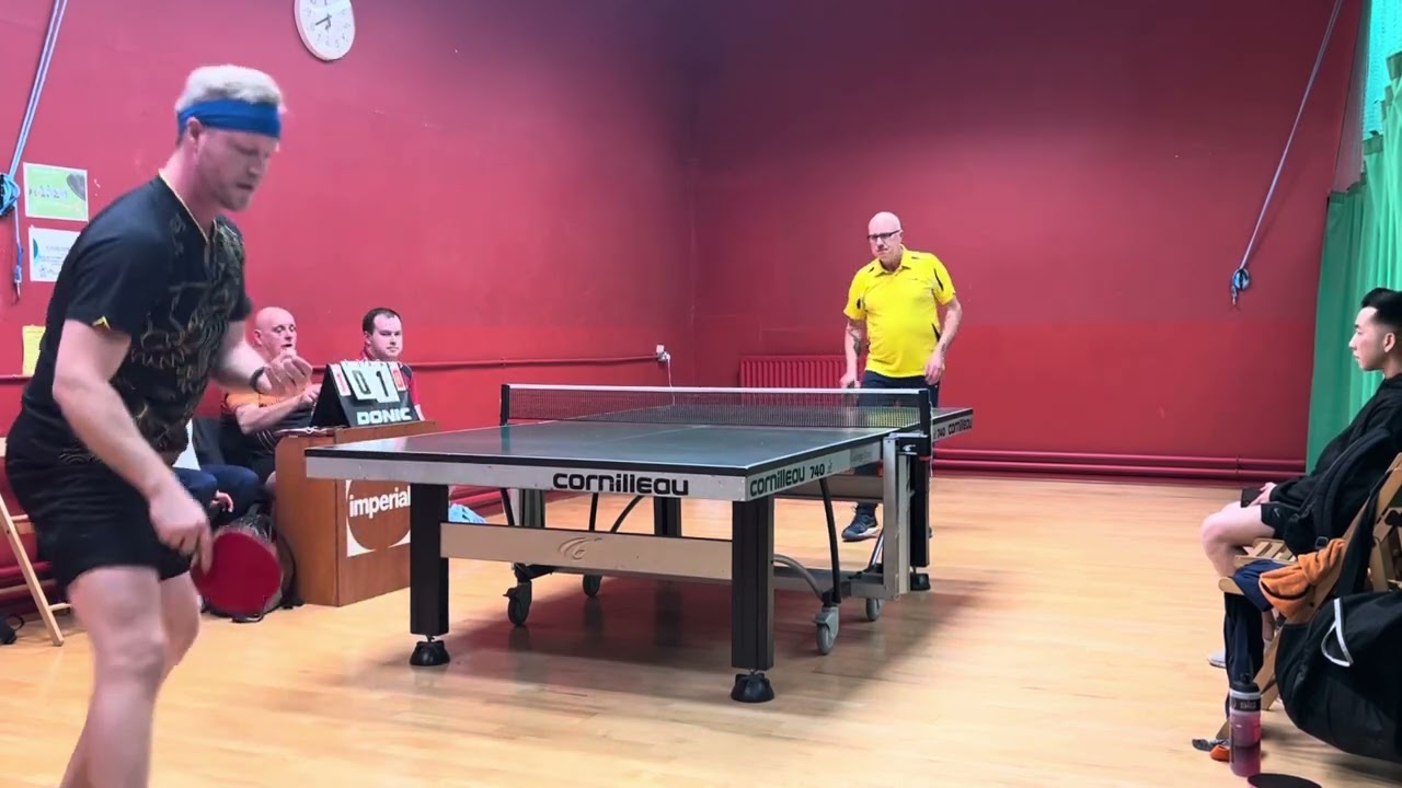 Neil Myatt vs Roy Alty (Short pips both sides): Bolton Div 1 League Match 20/3/24