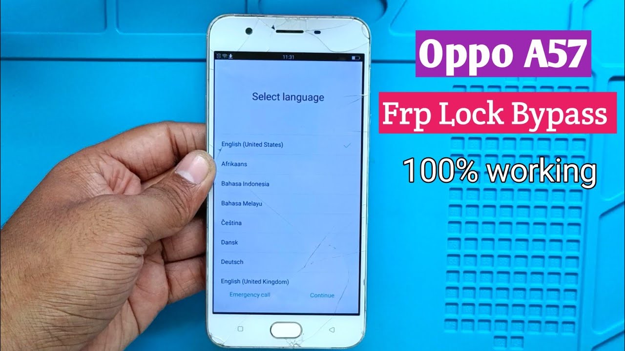 Oppo A57 frp Remove  / Oppo A 57 Google Account Bypass / All Oppo FRP BYPASS  2023