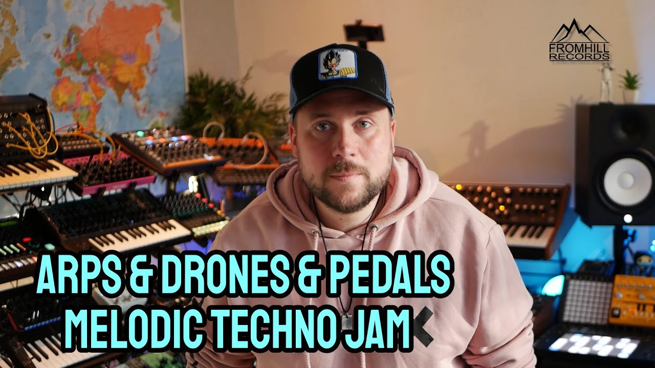 ANALOG TECHNO STUDIO JAM: Drones, Arps & Pedals