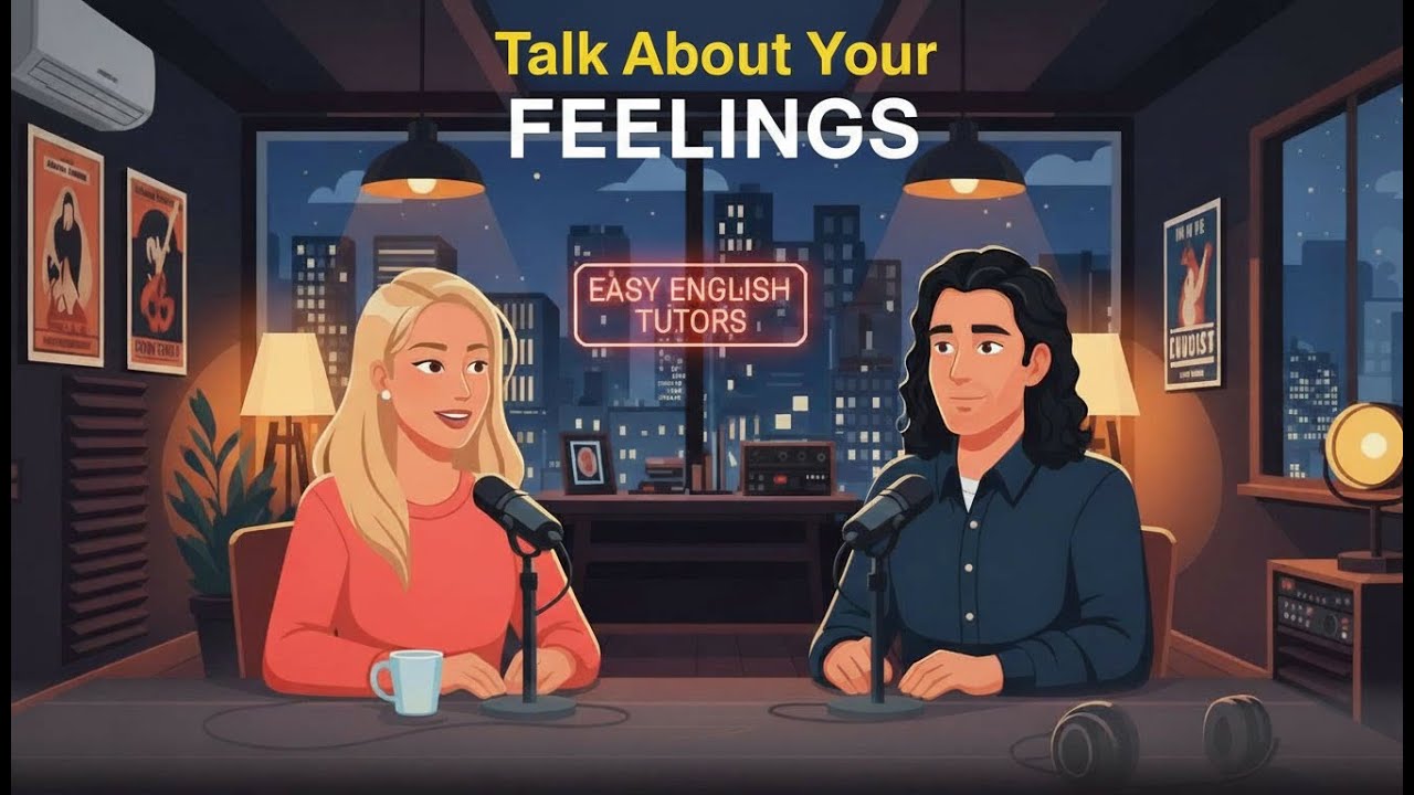 Learn English With Real Conversations | How To Talk About Your Emotions |  English Podcast
