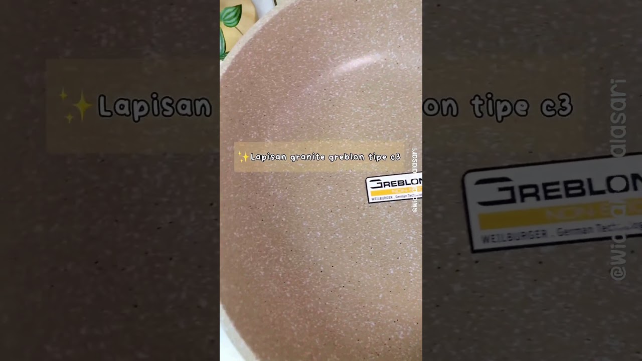 UNBOXING!!! Wok Pan 32cm PANCI GERMANY GRANITE BROWN GOHAPPY Wajan anti lengket GREBLON C3