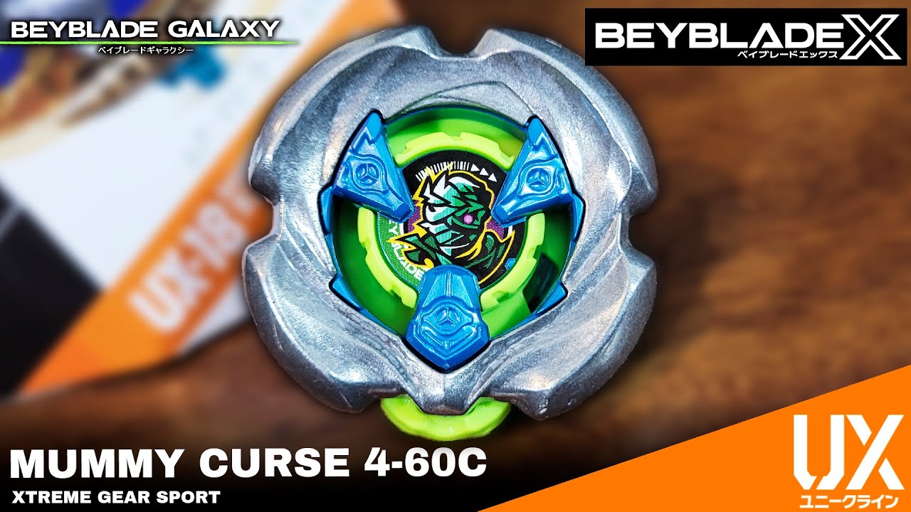 Análise UX-18 02 MUMMY CURSE 4-60C [Beyblade X]