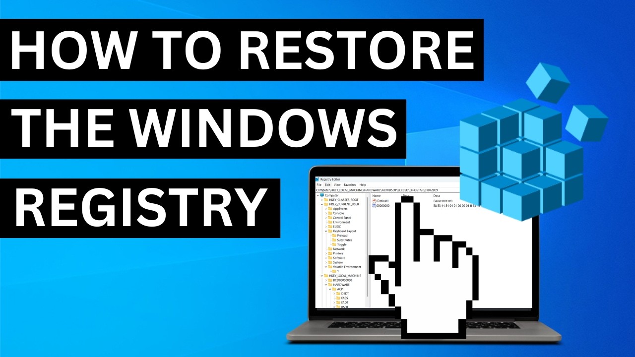 How to Restore the Windows Registry