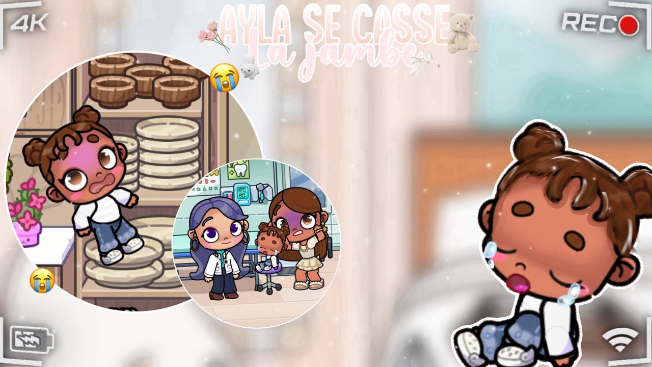 Ayla se casse la *jambe*😭😢❤️||*with voice*🔊|| Avatar world 🌍