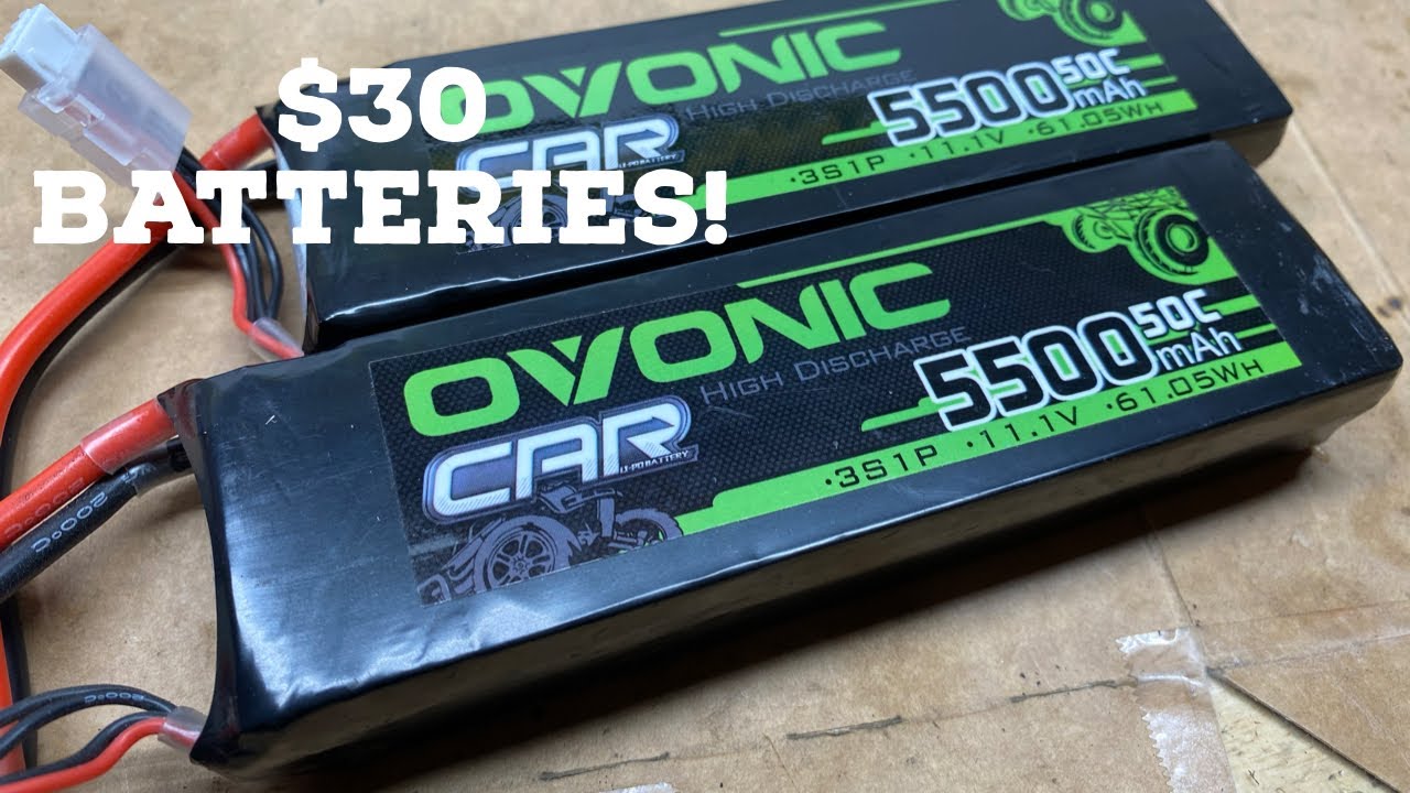 how much power can you get for $60? testing the Dirt cheap Ovonic 3S 5500mah 50C lipo batteries!